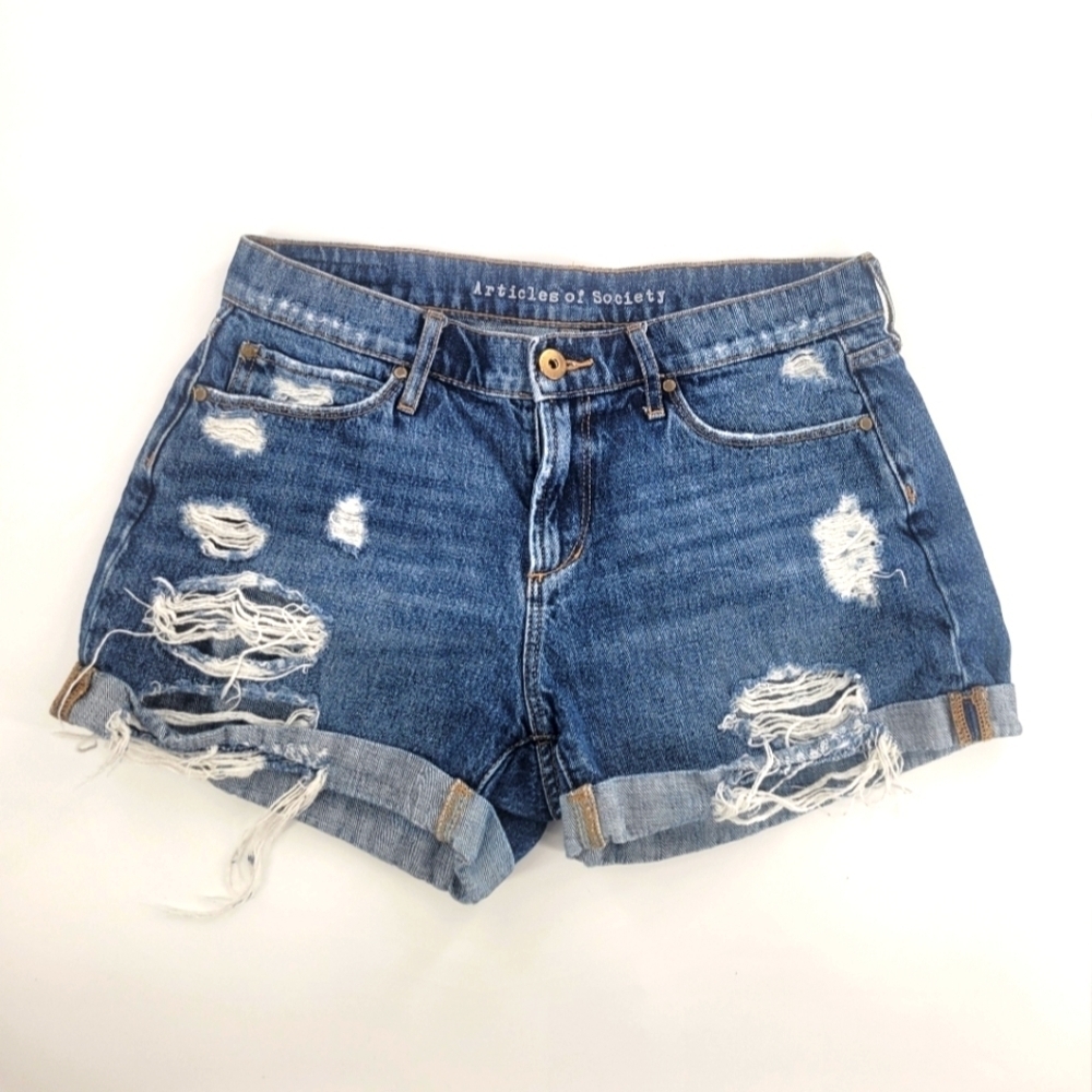 Articles of Society mid waist denim shorts Size 26